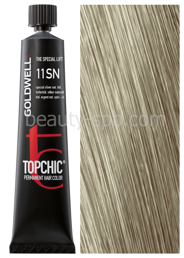 Goldwell Topchic 11SN серебристо-натуральный блонд 60 мл