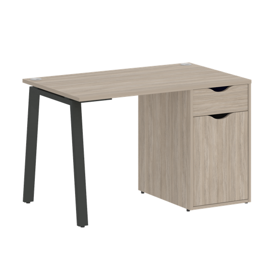 Home Office Стол письменный VR.SP-3-118.1.A Дуб Аттик/Металл Антрацит 1180*720*750