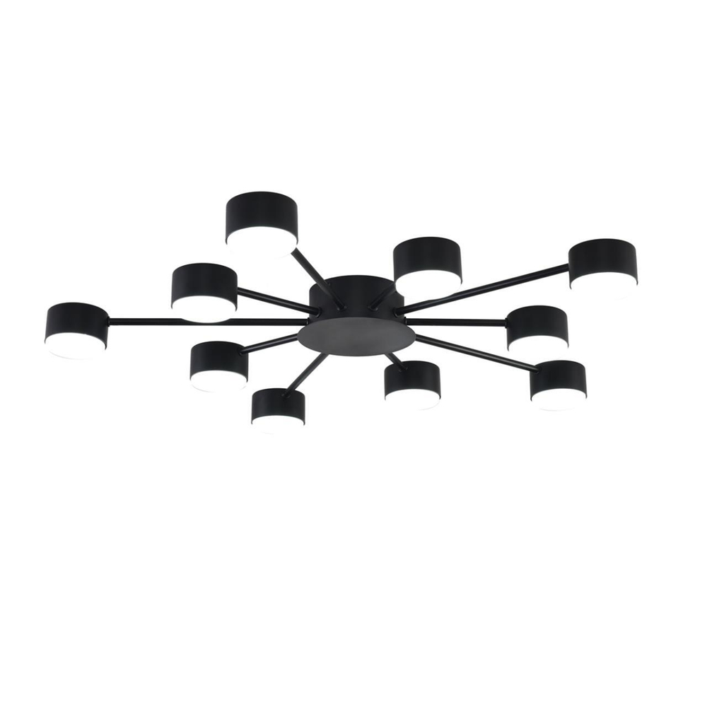 8344/10C COMFI черный, металл Люстра GX53 LED 10*7W 220V TORINA