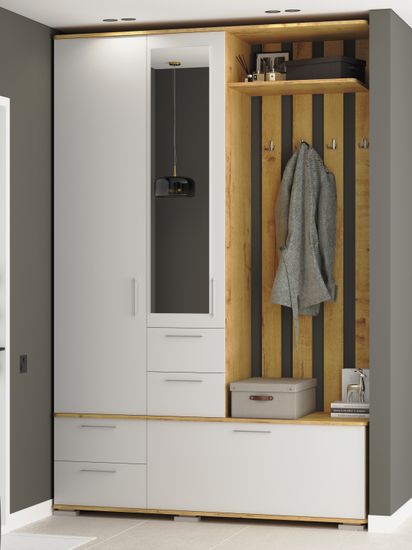 дуб бунратти / белый