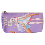 Пенал-косметичка"Аниме" кожзам, 20*10см ,3 цвета микс, в инд.пакете, C-40707