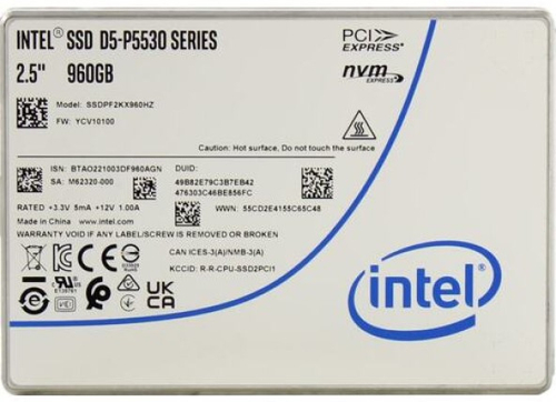 Накопитель SSD U.2 Intel SSDPF2KX960HZN1 960 ГБ