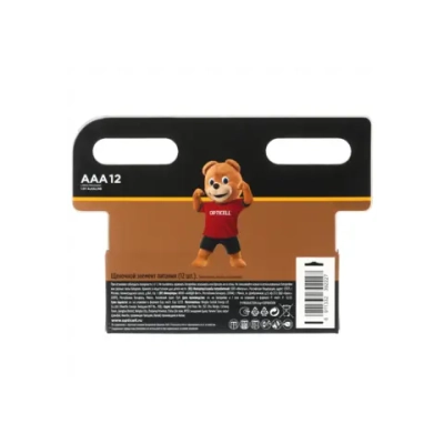 Батарейка ААА Opticell Professional LR03 AAA (12шт) блистер