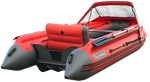 Лодка ПВХ Angler Reef Тритон 340FiНД с интегрированным фальшбортом