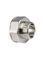Переходник, латунь, внутренняя/наружная резьба 1 1/2"х1", никель, RTP
