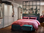 Шкаф - HAUGA IKEA/ХАУГА ИКЕА, 55х258х199 см, белый