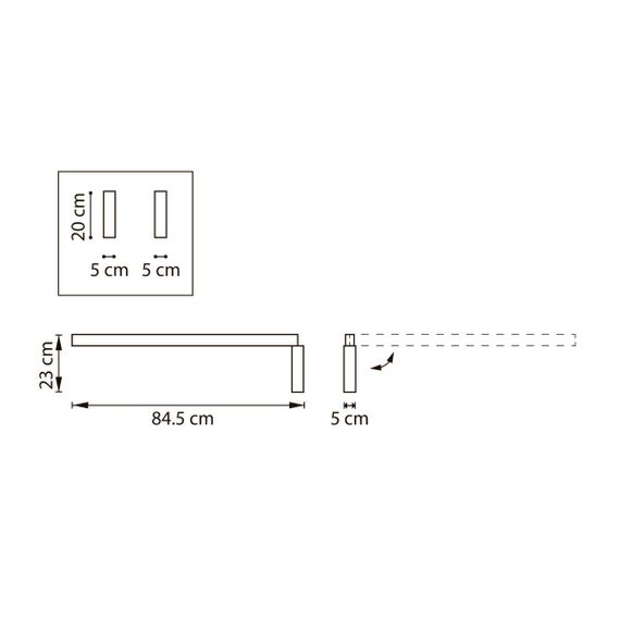 Бра (светильник настенный) Dive Lightstar 740547