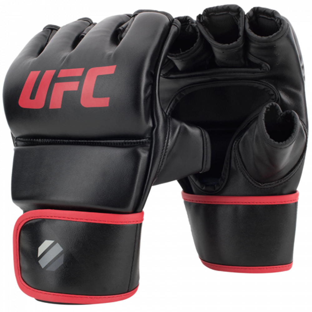 UFC Перчатки MMA тренировочные 6 унций чёрные S/M