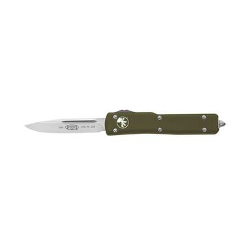Автоматический нож Microtech UTX-70 Black 148-10OD c клинком из стали M390 / 204P / ELMAX, рукоять алюминий