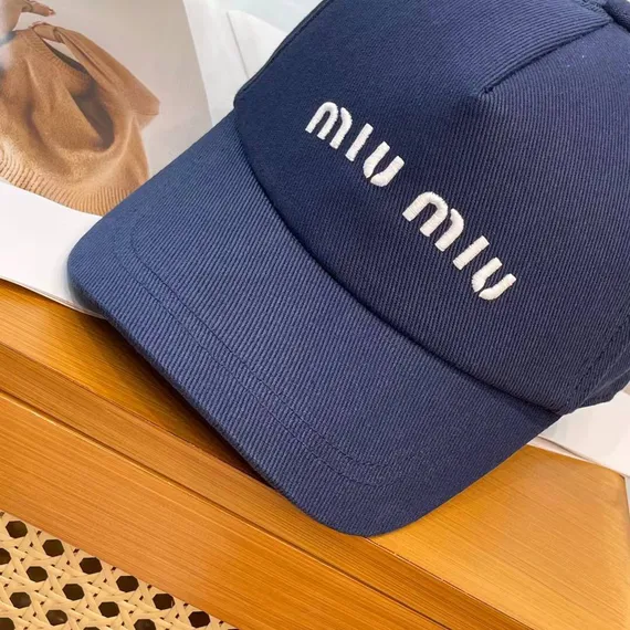 Бейсболка MIU MIU синий