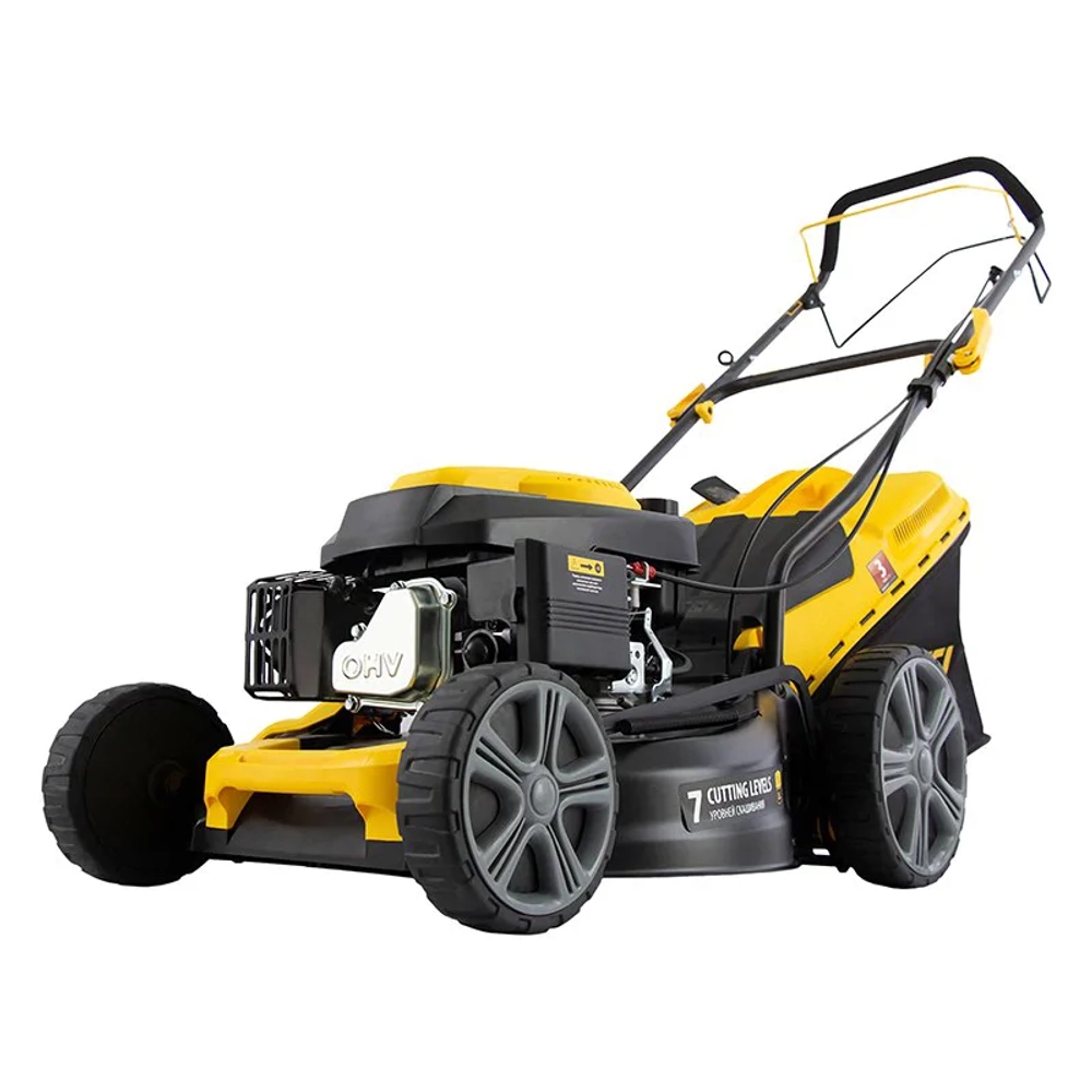 Газонокосилка бензиновая DENZEL GLD-460SP: 4.5 л.с., нож 46 см, 58803