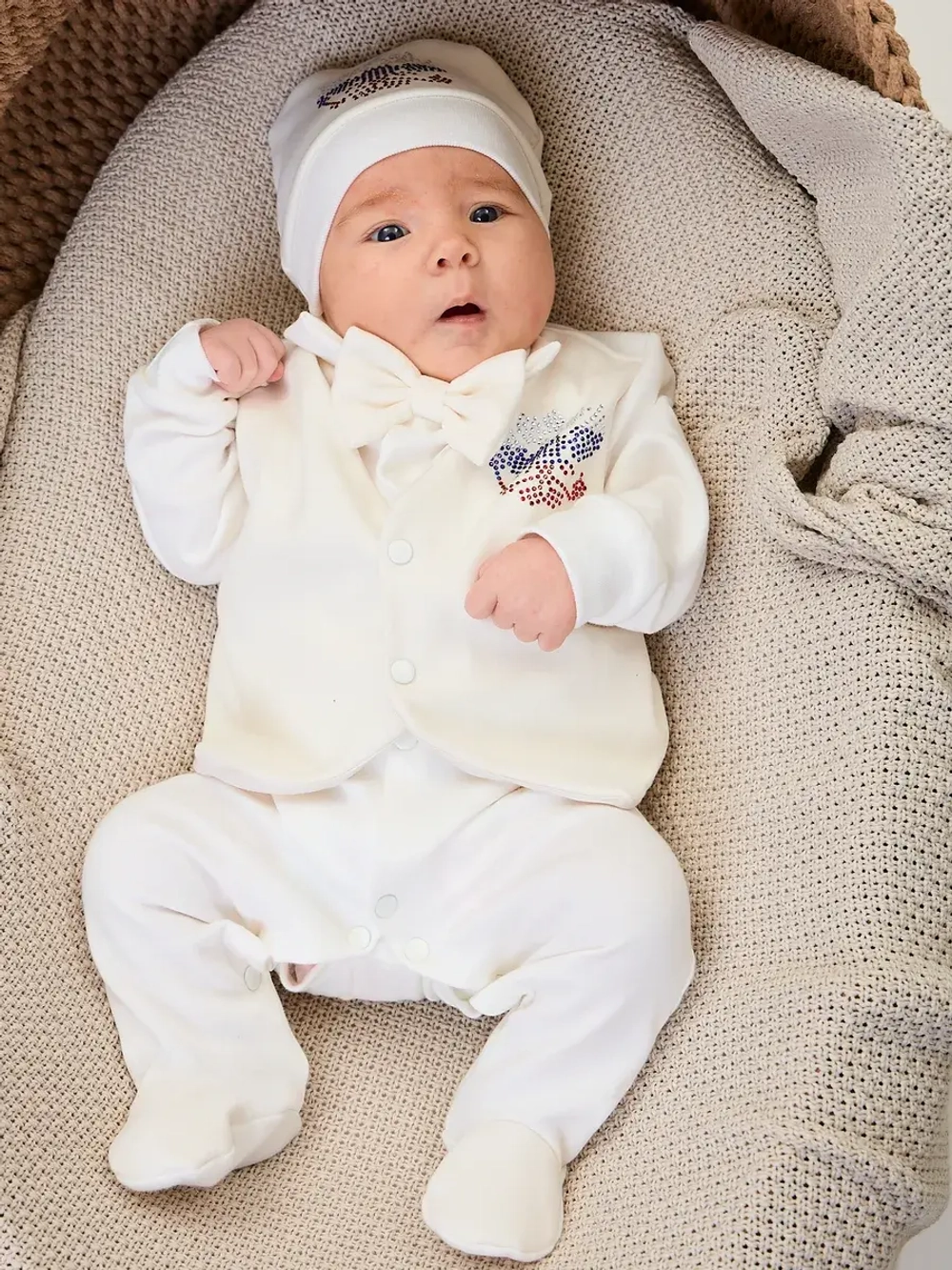 Комбинезон для новорожденного с гербом