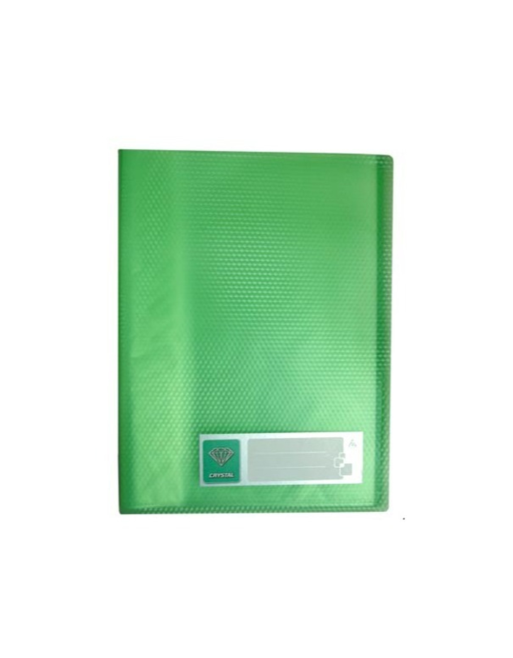 Папка 60 ф пл. 0,7 мм А-4 CRYSTAL CR60grn