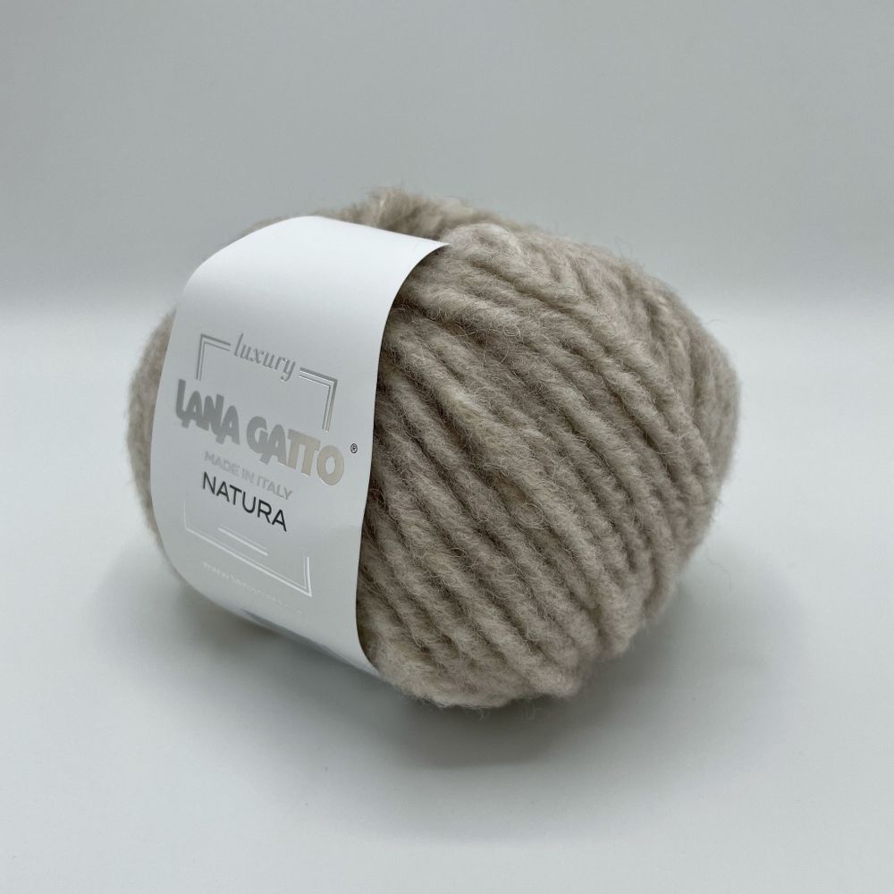 Пряжа Lana Gatto Natura 40% меринос экстрафайн 35% хлопок 25% бэби альпака