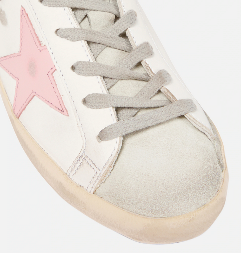 Кеды Golden Goose 'Superstar'Pink star