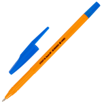 Ручка шарик. узел 1мм, линия 0,5мм. "Basic BP-66 Orange" (STAFF)