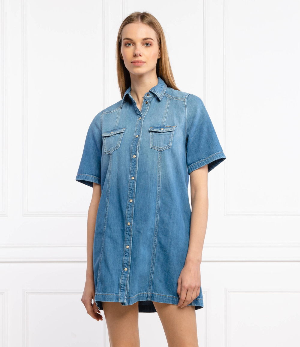 платье holly Pepe Jeans London - голубой(PL952962)