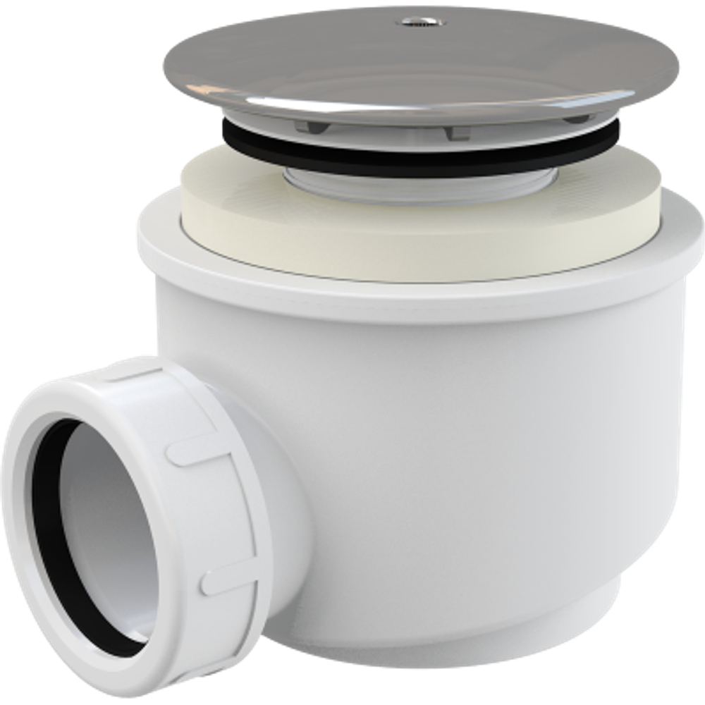 A47CR D60 Сифон для душевого поддона хромированный