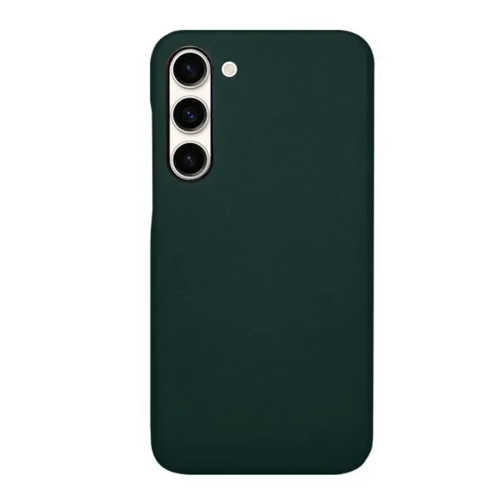 Чехол-накладка Kzdoo Noble Collection для Samsung Galaxy S23 искусственная кожа (зеленый)