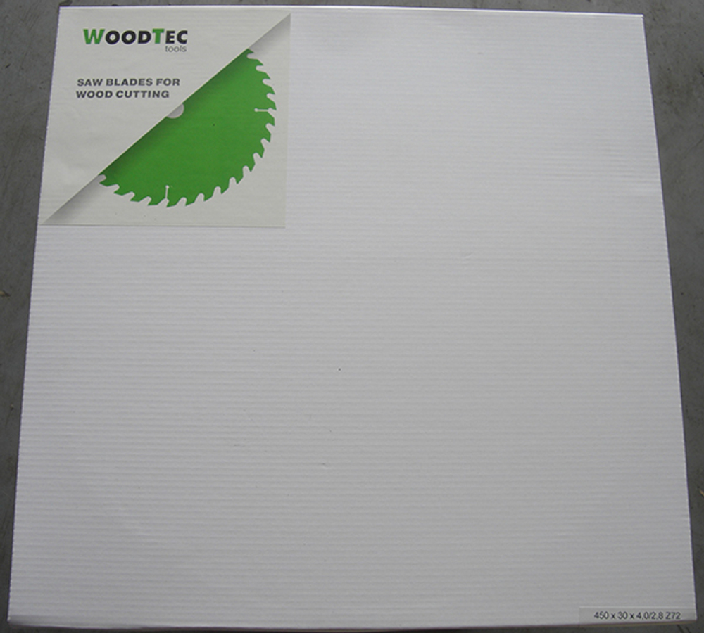 Пила дисковая Ø450 х 50 х 4,0/2,8 Z72 WZ WoodTec