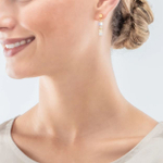 Серьги Coeur de Lion White-Gold 4565/21-1416