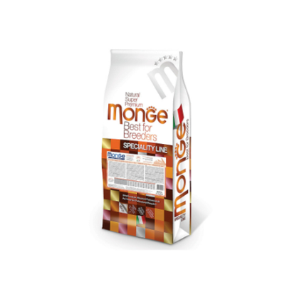 Сухой корм для щенков всех пород с лососем и рисом Monge Dog PFB Specialty Monoprotein Puppy&Junior 15кг