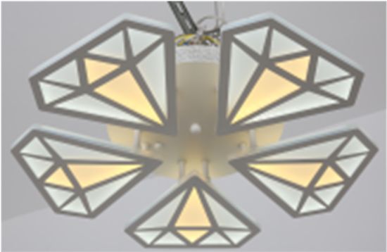 5150/5 CR+RGB (1) Люстра (RL)