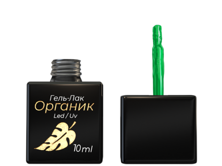 Гель-лак Органик Весенне-зеленый,ОПЦИЯ