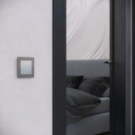 Рамка на 1 пост Acrylic (графит) W0012704