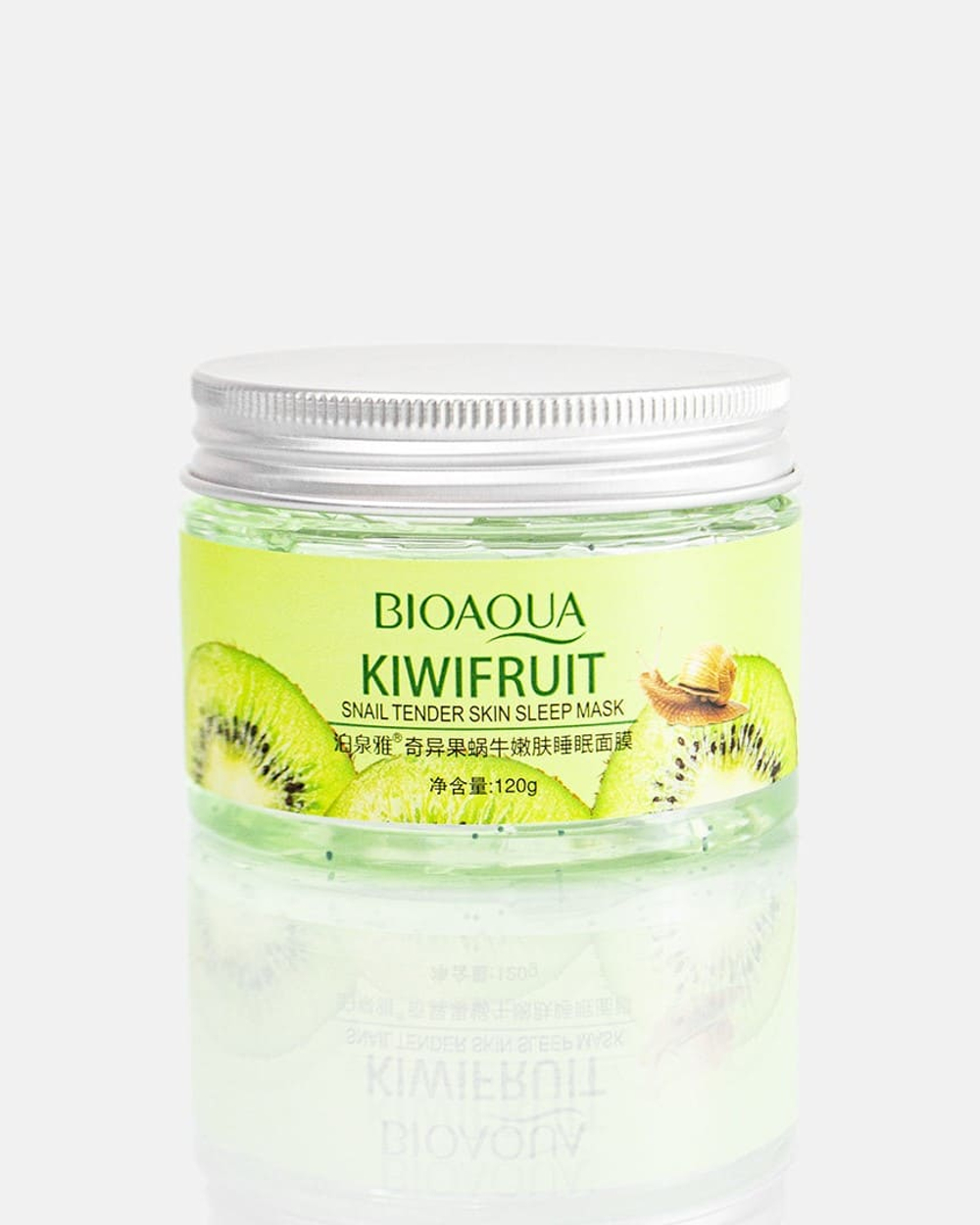 Ночная маска для лица с киви и муцином улитки, 120г