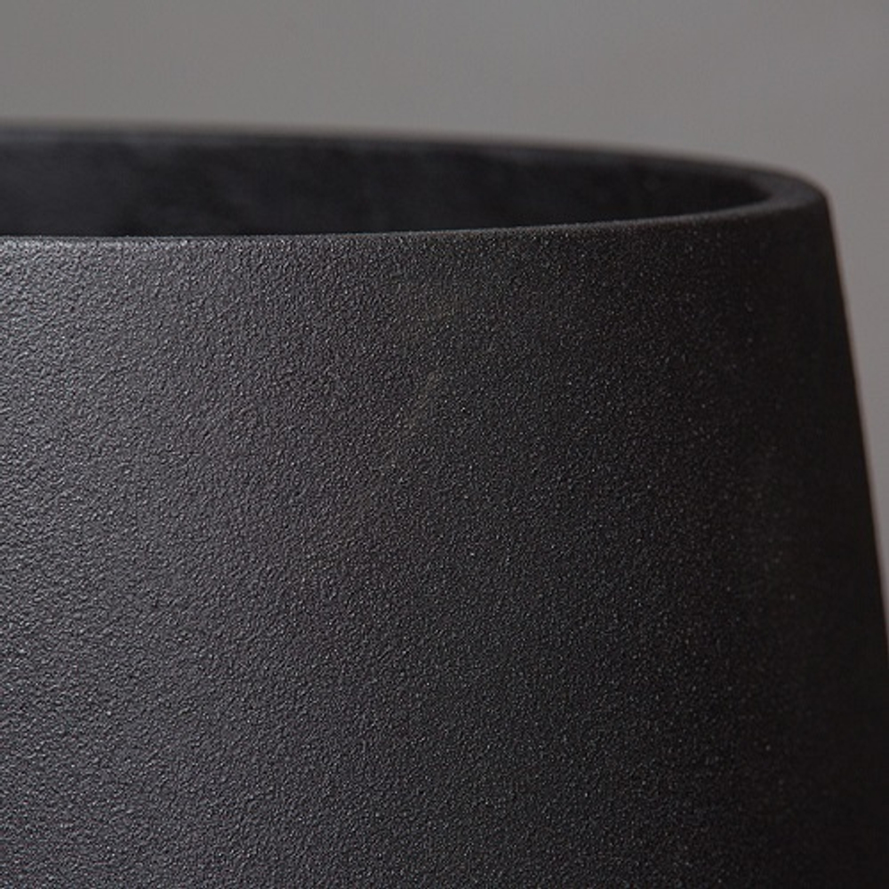 Кашпо Concretika Cone D36 H75 Nero