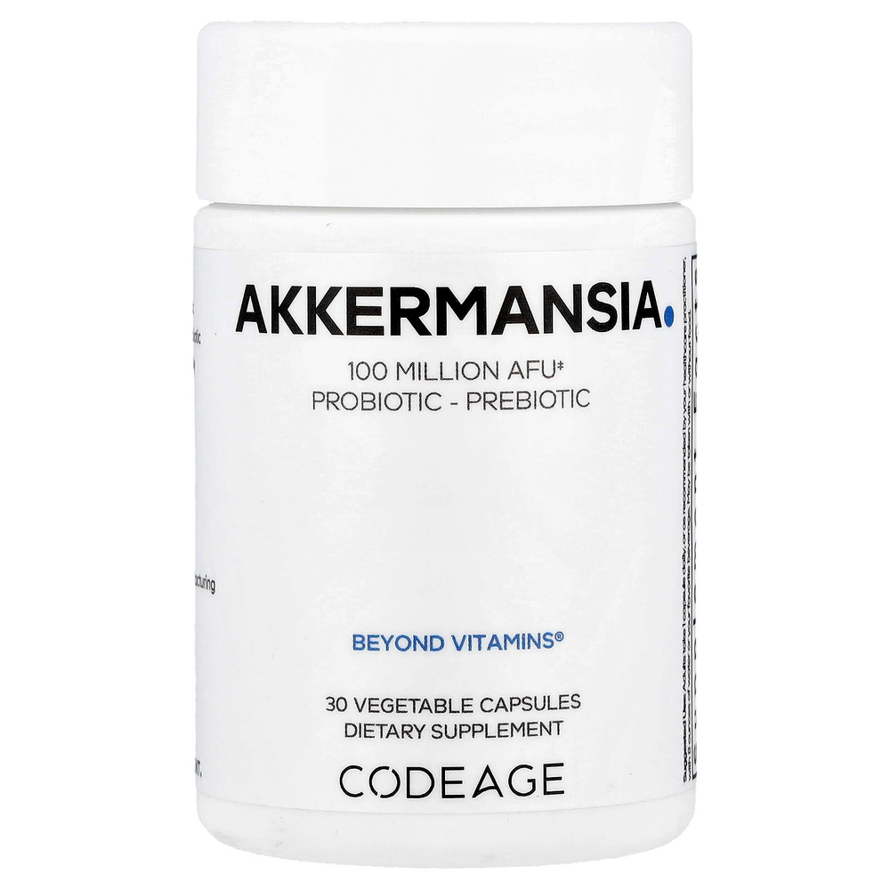 Codeage, Akkermansia, 30 растительных капсул