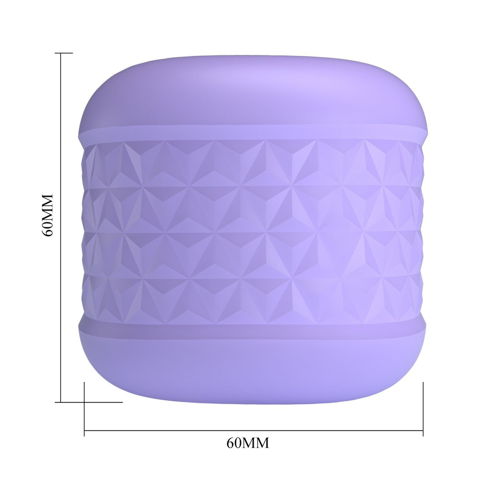 Сиреневый сквозной мастурбатор Cory (Цвет: сиреневый)