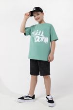 Фуфайка (футболка) для мальчика  Леон-3 Виотекс ЗЕЛЁНЫЙ