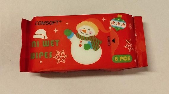 Nəm salfet \ Влажные салфетки \ Wet wipes mini red