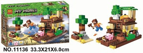 Конструктор Майнкрафт "Остров сокровищ" 248 дет.