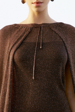 Кейп CAROLINE, шоколадный