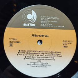 Винтажная виниловая пластинка LP ABBA АББА Arrival (Japan 1977) (No Obi) Dancing Queen