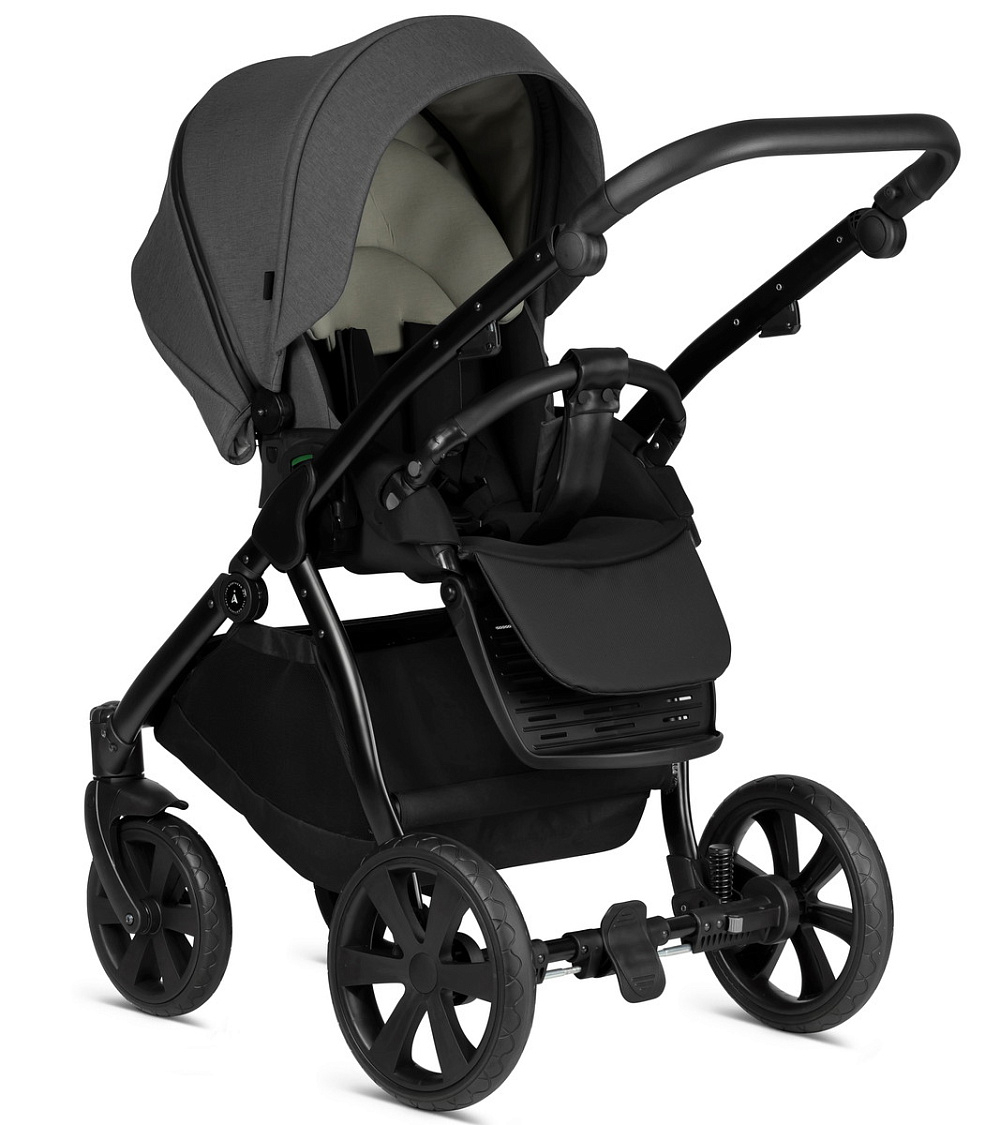 Детская коляска Noordi Luno All Trails 3 в 1 с автокреслом Terra Black 1012610 Ocean Wave
