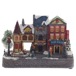 GAEM Фигурка декоративная "Рождество" (4 мелодии, подсвет, движ, 3xAA н/п, +USB), L30 W13,5 H21 см