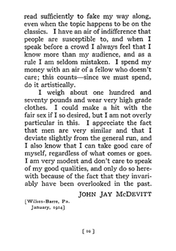A millionaire for a day | John Jay McDevitt