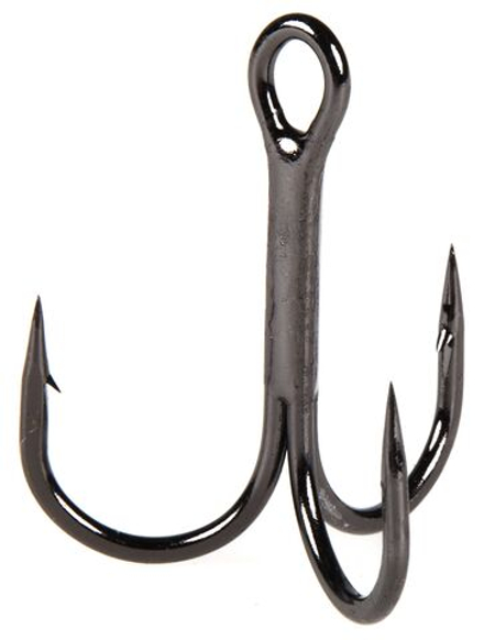 Крючки-тройники Gamakatsu 18 TREBLE BLACK разм. 02 6шт.