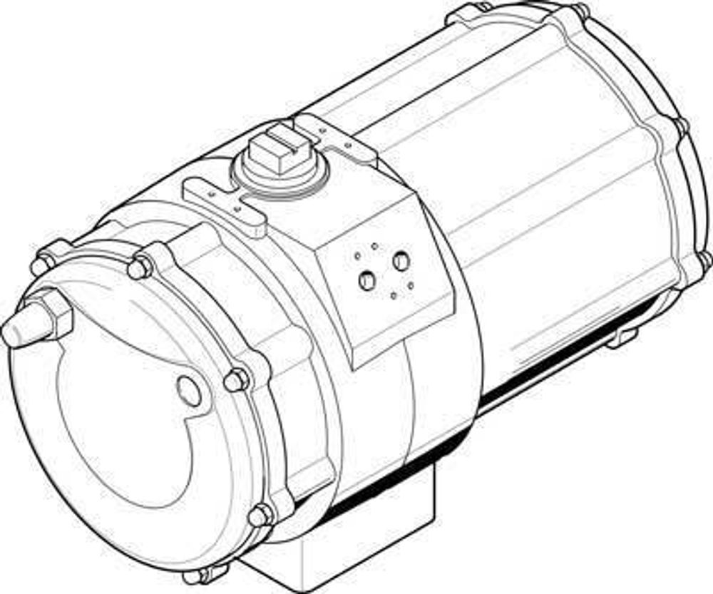 DAPS-2880-090-R-F16 Неполноповоротный привод