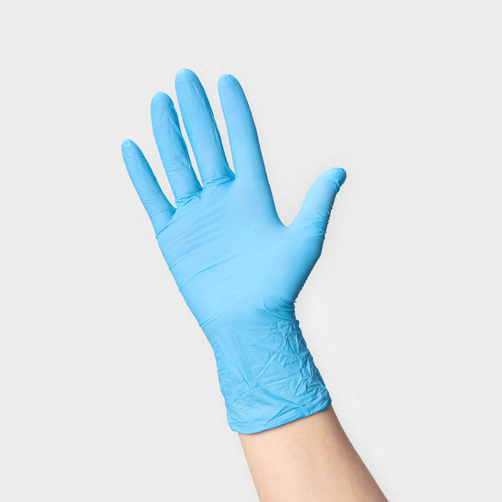 Connect Blue Nitrile перчатки медицинские М 200шт (100пар)