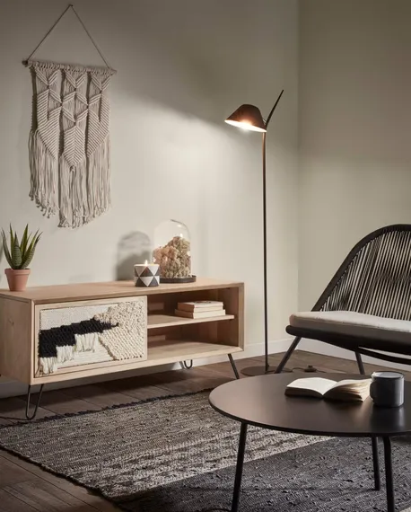 Торшер Mysti черный