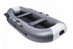 Гребная лодка ПВХ ТАЙМЕНЬ V-290 НД графит-серый