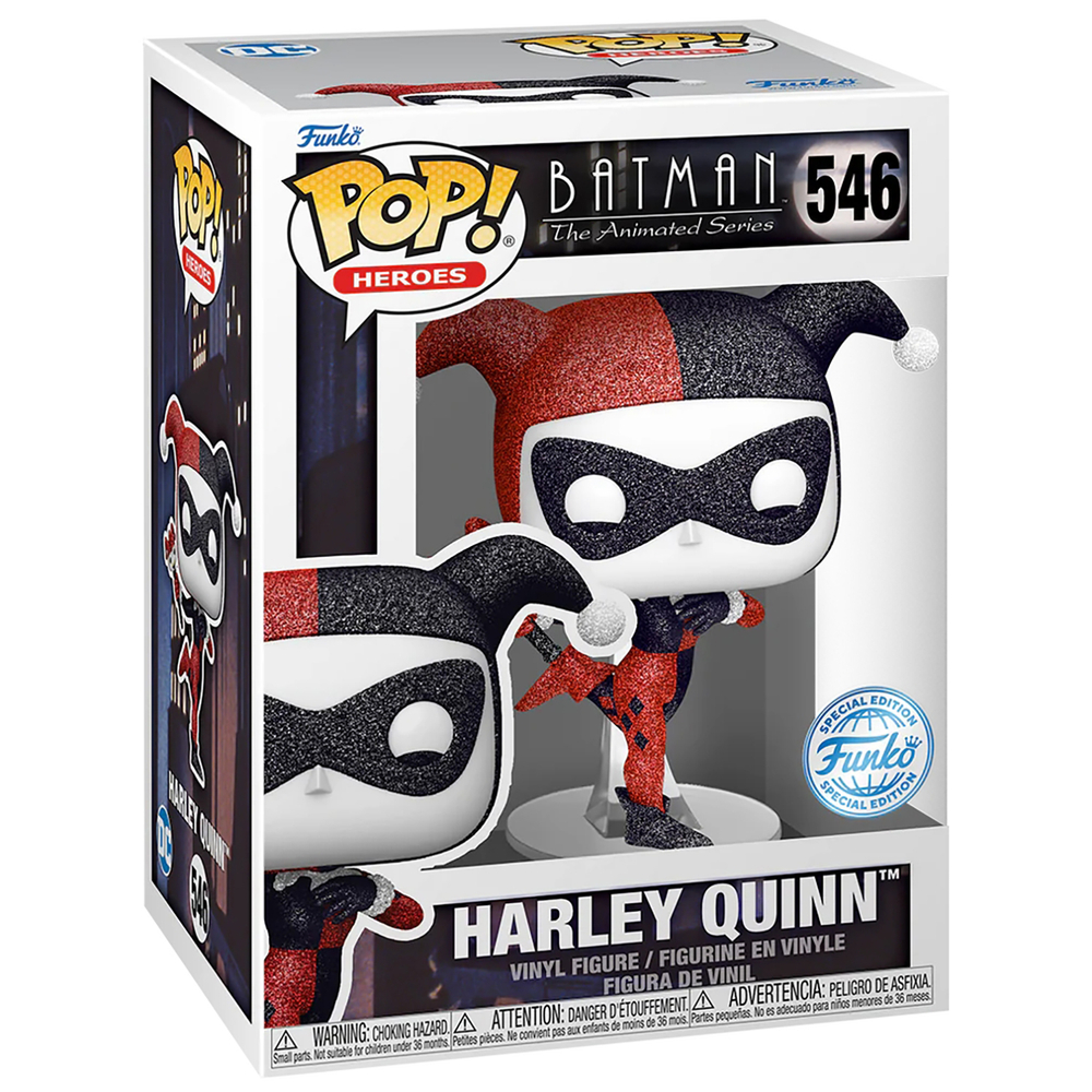 Фигурка Funko POP! Heroes DC Batman Animated Series S5 Harley Quinn (DGLT) (Exc) (546) 84875