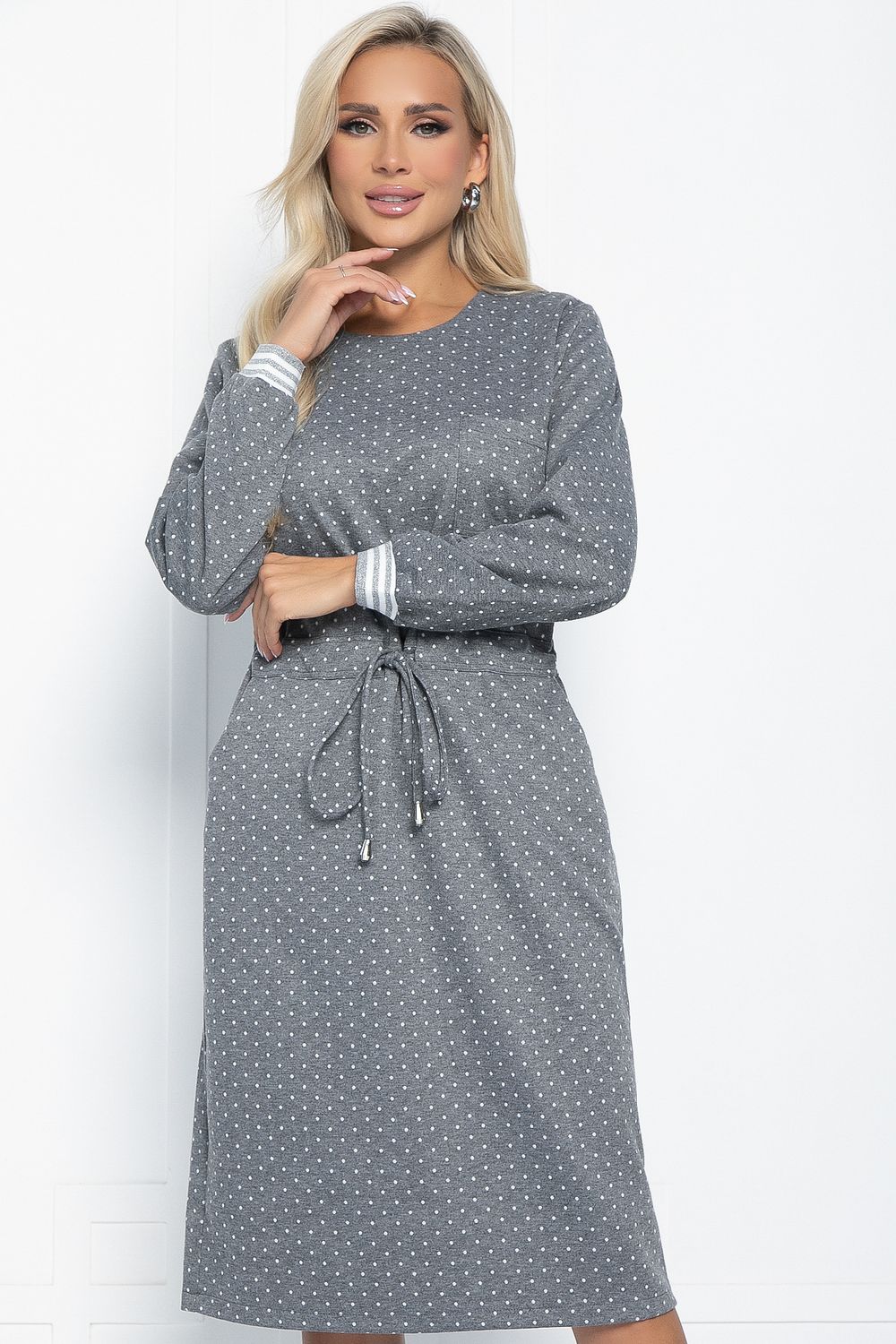 Платье Верона (серое) П11093 LT Collection