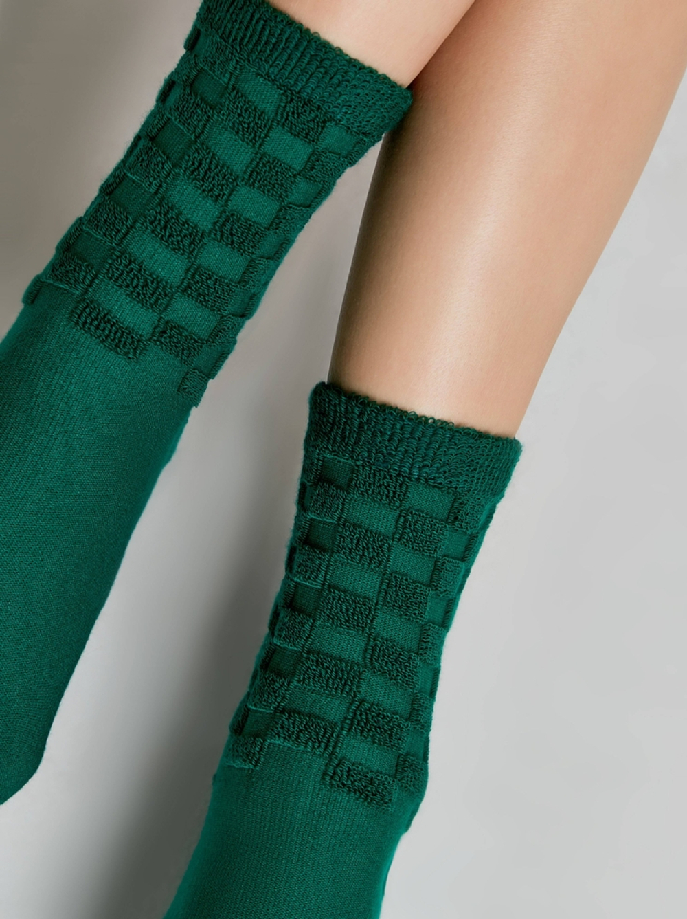 CONTE COMFORT Махровые носки из хлопка с объемными рисунками