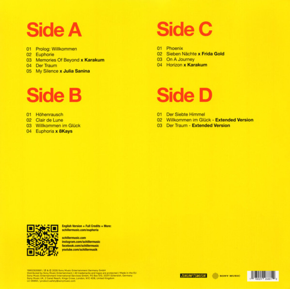 Schiller / Euphoria (Limited Edition)(Coloured Vinyl)(2LP)
